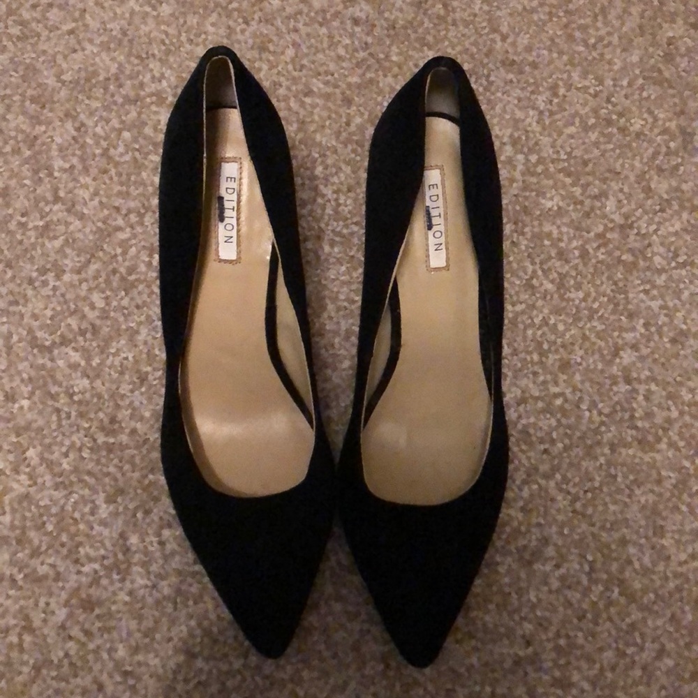 Black express high heels